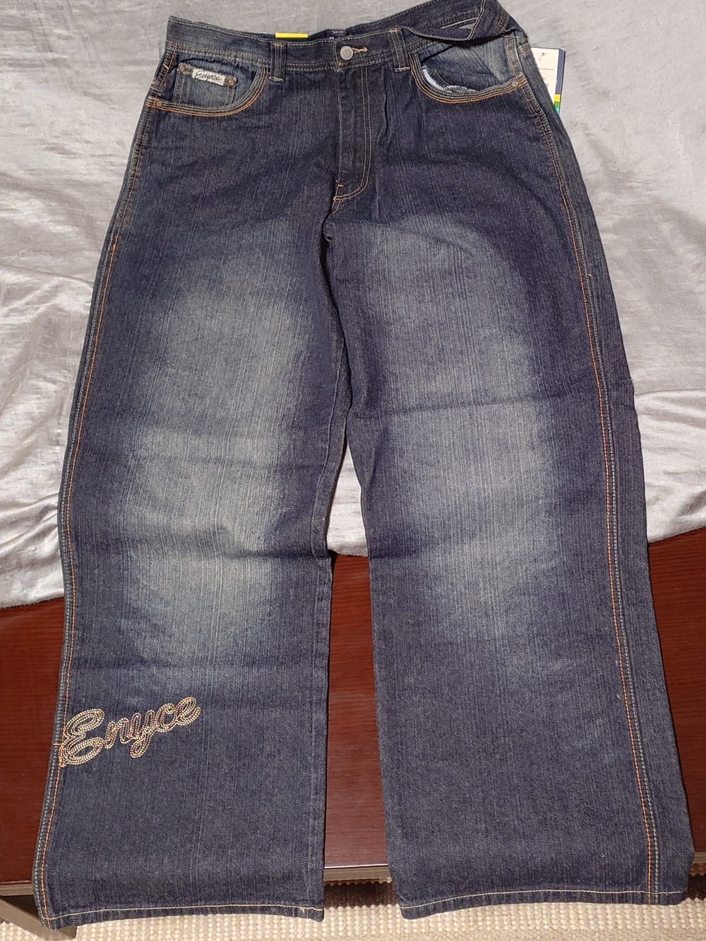 Enyce New With TagsMen's Dark Wash Baggy Jeans Size 34